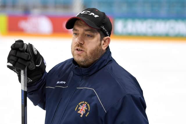 TOP GUY: Solway Sharks' head coach, Martin Grubb - who also works as GB Under-20s head coach. Picture courtesy of Ice Hockey UK>