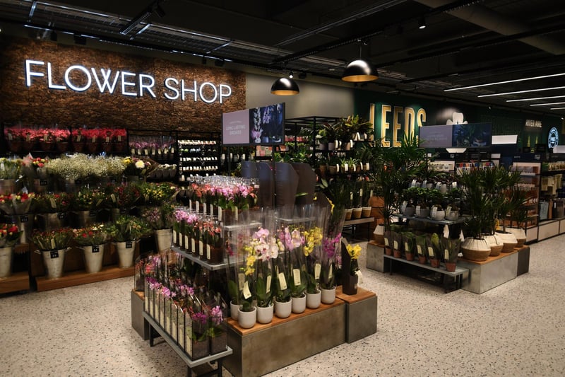 The store features a dedicated flower shop - perfect for buying those birthday or anniversary flowers.