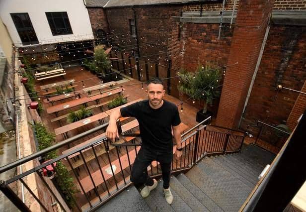 Will Habergham, 34, co-director of new Leeds city centre bar The Green Room (Photo: Simon Hulme)