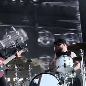 Rock duo Royal Blood performed a career-spanning set on Sunday.