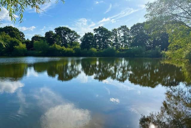 The view from the Lake View Lodge development at Messingham Lakes.