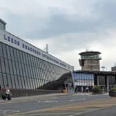 Leeds Bradford Airport: Watch moment sold-out plane departs on new route