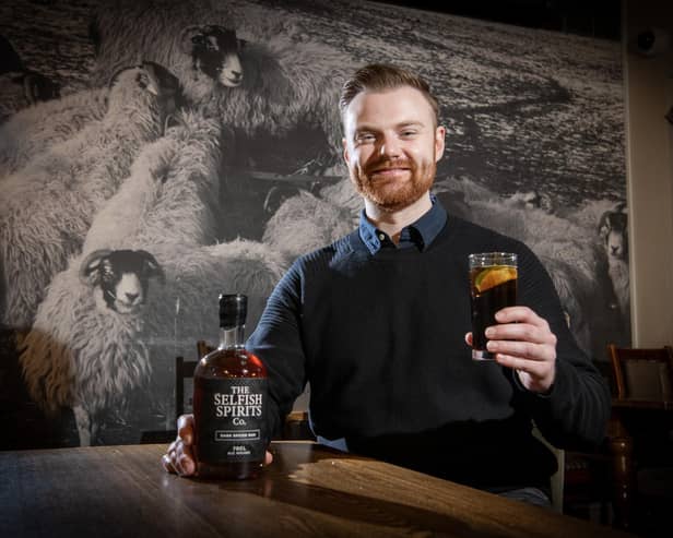 Fred Harman is the founder of Selfish Spirits Co, a Yorkshire rum brand which is distilled in Armley (Photo by Tony Johnson/National World)