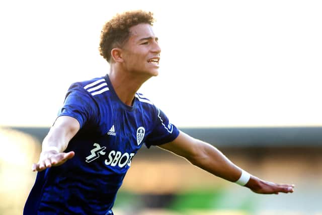 Mateo Joseph scored four for Leeds United Under-21s in their season opener at Derby (Photo by George Wood/Getty Images)