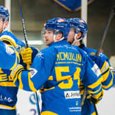 ​HOMEWARD BOUND: Matt Barron (left) and Noah McMullin made significant contributions during their two years at Leeds Knights.  Picture: Kev Bland/Knights Media.