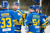 HOMEWARD BOUND: Matt Barron (left) and Noah McMullin made significant contributions during their two years at Leeds Knights. Picture: Kev Bland/Knights Media.