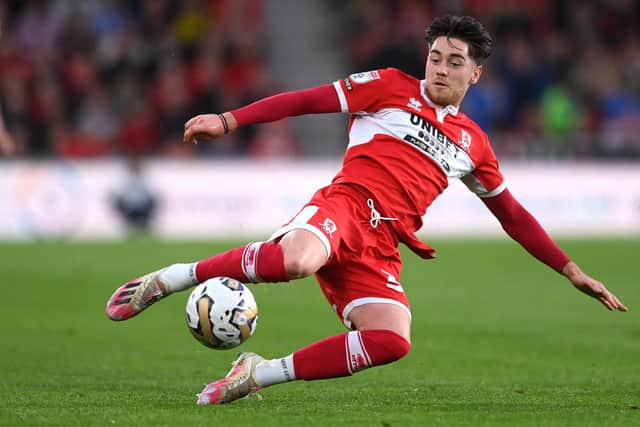 'GOING NOWHERE': Twenty-year-old star Middlesbrough midfielder Hayden Hackney, with plenty of confidence in the Riversiders for next season's Championship campaign. 
Photo by Stu Forster/Getty Images.