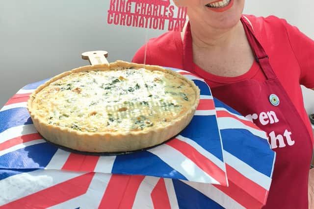 Coronation quiche makes a tasty centrepiece for a celebratory spread