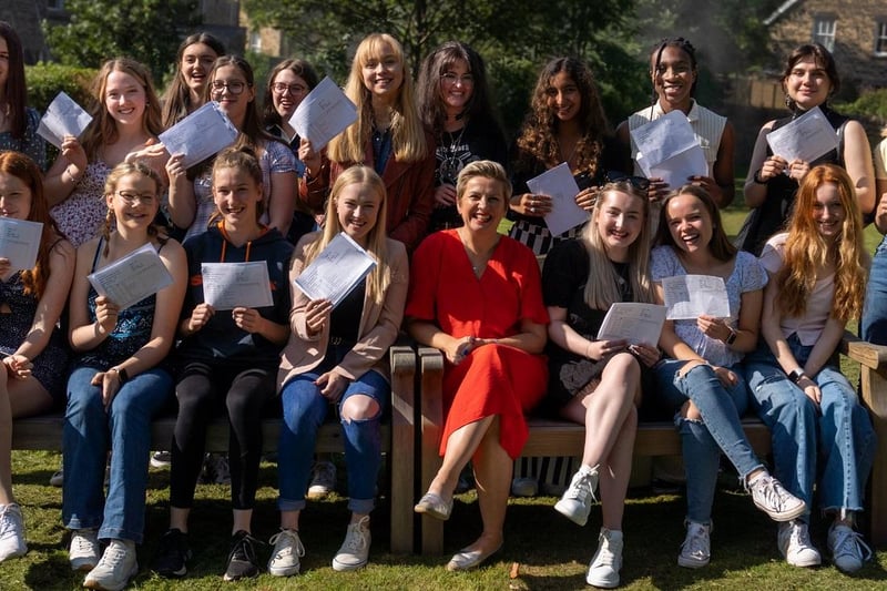 SHEFFIELD Girls’ Head Nina Gunson praised her pupils’ resilience, commitment and hard work as pupils received their GCSE results.