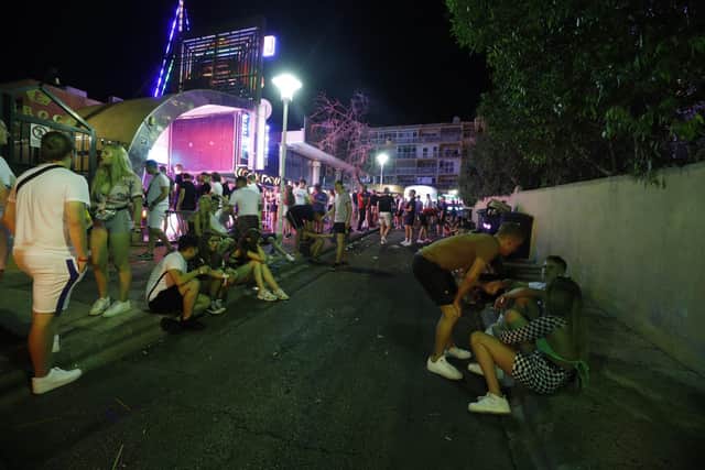 Lee Cocker says the crimes are mainly taking place on Magaluf's main strip, which is a magnet for partying Brits.