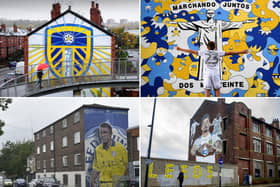This gallery features Leeds United-themed murals, all of which are part of the LUST Mural Map trail. How many have you seen across the city?