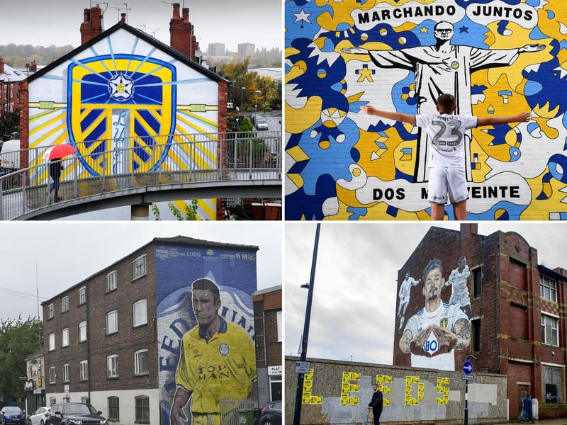 This gallery features Leeds United-themed murals, all of which are part of the LUST Mural Map trail. How many have you seen across the city?