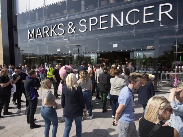 Upon opening, the first 200 customers through the door were given a golden ticket with a prize inside