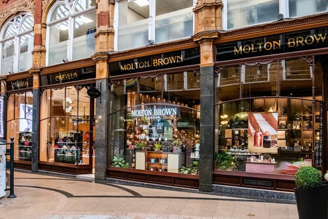 Next are the new additions to the Victoria Quarter main arcade. Molton Brown moved home this year to a larger shop in the Victoria Quarter. The luxury fragrance brand sells bath, body, hair and home collections.