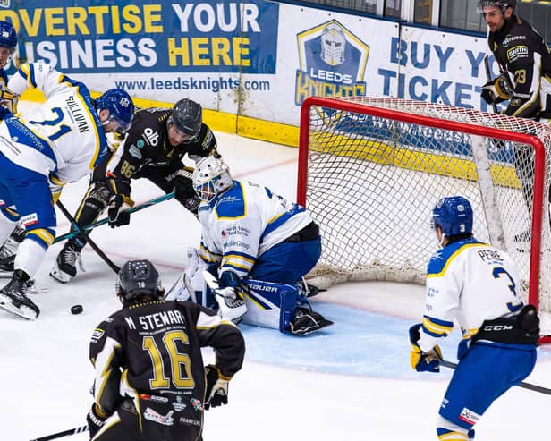TOUGH NIGHT: Leeds came unstuck at home to Milton Keynes. Picture: Charlotte Clarke/Knights Media