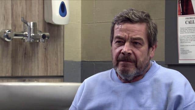 Corrie's Johnny Connor has been diagnosed with Charles Bonnet Syndrome (Picture: ITV)