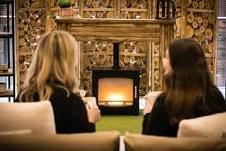 Customers are invited into The Hygge Hideaway to also combat the winter blues and stay warm. Photo: The Light