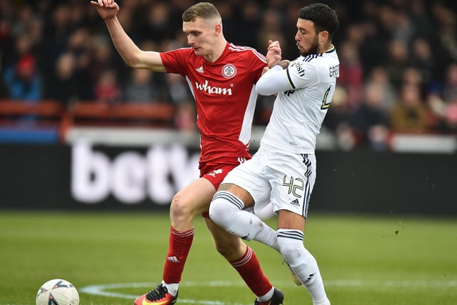 6 - Kept on battling alongside Roca and also Harrison in the middle of the park but gave the ball away a few times and booked in the second half. That said, his pass to Bamford led to the opening goal for Harrison.