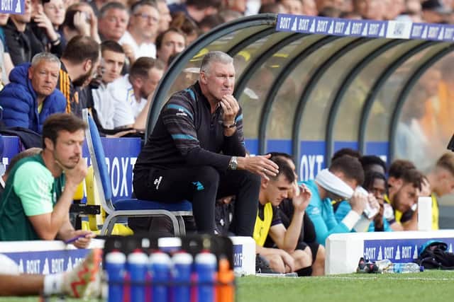 'FRUSTRATION': For Bristol City boss Nigel Pearson, above, pictured looking on from the sidelines during Saturday's Championship defeat at Elland Road. 
Photo by Danny Lawson/PA Wire.