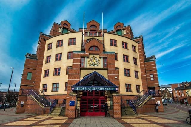 The 16-year-old appeared at Leeds Magistrates’ Court yesterday.