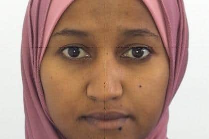 A police search for Seada Oumer Habib, 26, continued this week after she went missing in Adel on November 25. Photo: West Yorkshire Police.