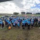 Walkers at Temple Newsam get ready for the event. (Pic: Steve Riding)