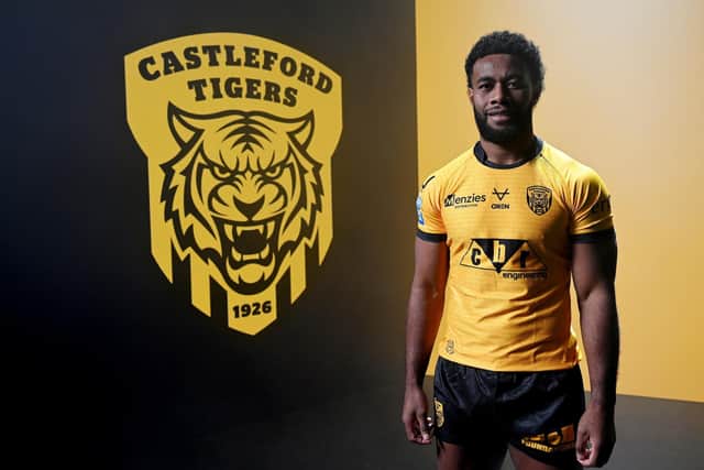 Semi Valemei has completed a three-game ban and is included in Castleford Tigers' 21-man squad to face York Knights on Friday. Picture by Simon Wilkinson/SWpix.com.