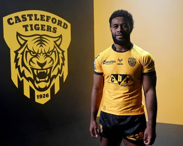 Semi Valemei has completed a three-game ban and is included in Castleford Tigers' 21-man squad to face York Knights on Friday. Picture by Simon Wilkinson/SWpix.com.