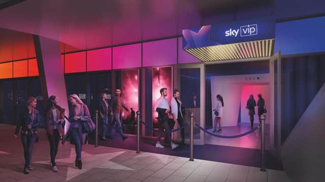 The new Sky VIP lounge will open at Leeds First Direct Arena on April 28
