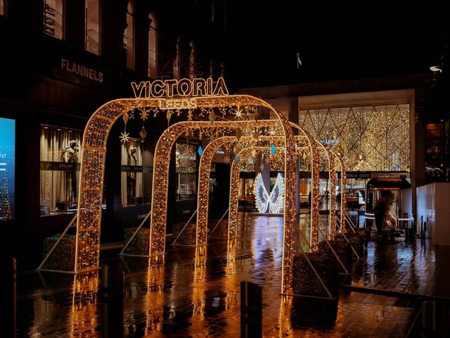 The official ‘Fashion Santa’, Paul Mason, will fly into Victoria Leeds on November 11 on his red Tesla sleigh, giving one lucky shopper a £1,000 shopping spree
