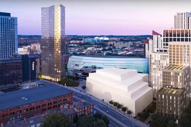 The location of the conference centre near Leeds First Direct Arena