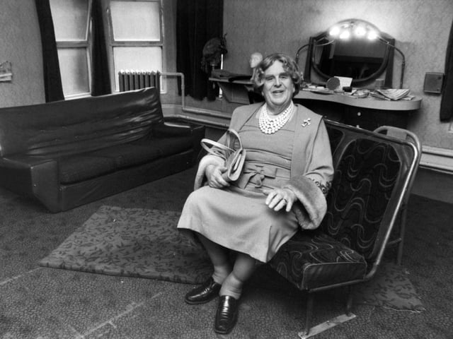 A picture of innocence? Actor Robert Morley pictured in his dressing room at Leeds Grand Theatre in May 1978.