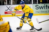 ON TARGET: Balint Pakozdi scored Leeds Knights' opening goal in their 2-0 win at Basingstoke Bison on Sunday. Picture: Ben Gordon/Knights Media.