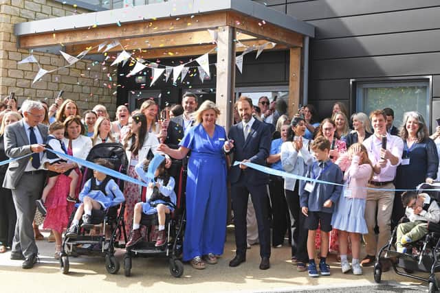The new building was officially opened at a special launch event by Sir Gareth Southgate, ambassador for Martin House Children’s Hospice, who performed the ribbon-cutting ceremony