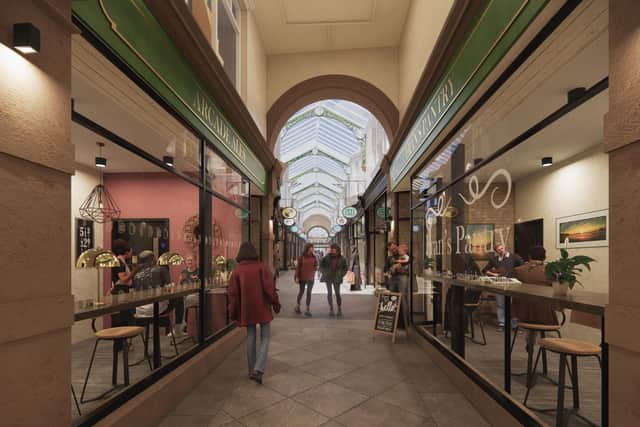 A CGI images of The Arcade.