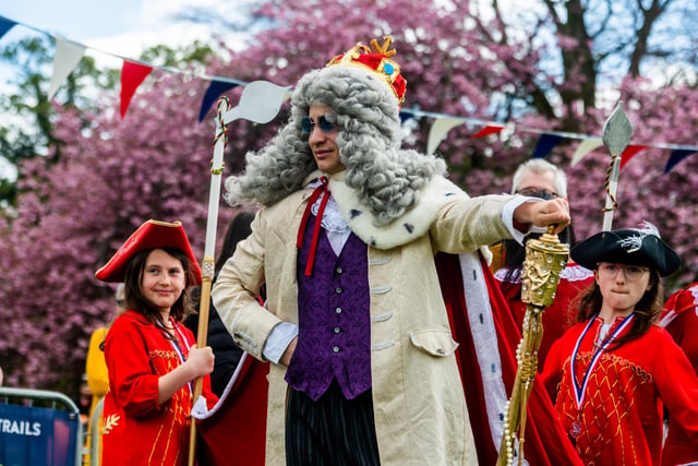 The Ilkley Amateur Operatic Society were part of the parade.