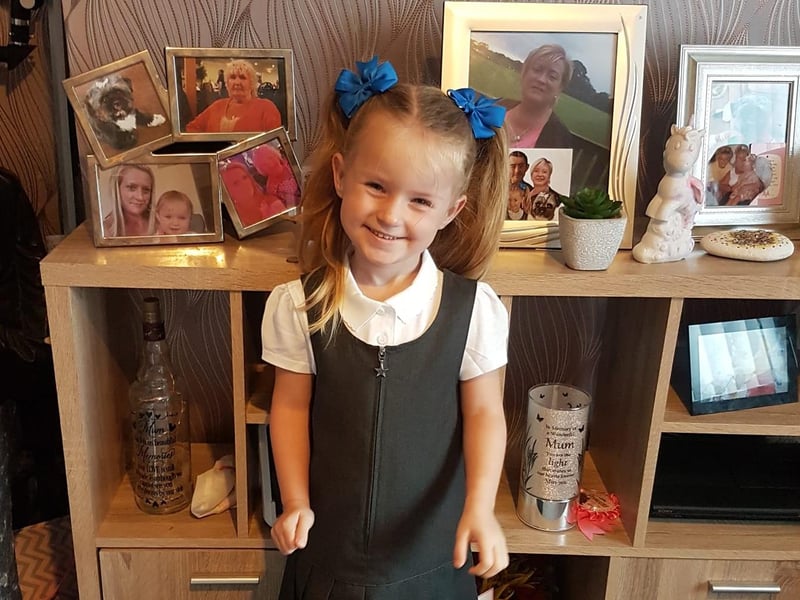 Kimmy Nom Nom Tetley, said: "Shelby-lou first day of full time reception Owston Park."