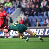 Wakefield Trinity winger Tom Johnstone in action for England against Australia in last November's third Test at AMT Headingley. Picture by Ed Sykes/SWpix.com.