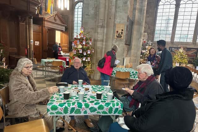 Festive drinks at Church