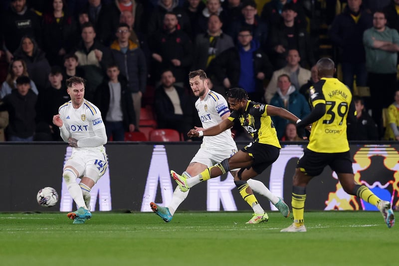 5 - Difficult evening for the skipper who was hooked on the hour mark. Caught behind the play for Watford's second.