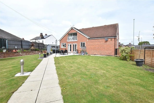 Located in a very convenient location in east Leeds, the four-bedroom, detached house is set in a sizeable plot.