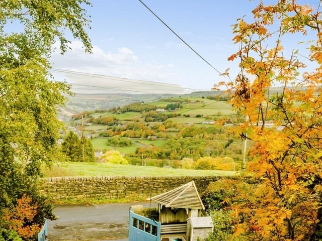 The glorious view from the rear of the building, visible from several windows in the house.