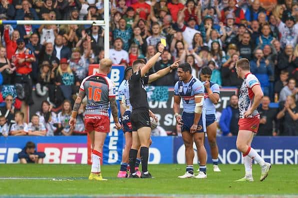 Saints will be without five forwards from last week's team, including Sione Mata'utia who is suspended after being sin-binned in the Challenge Cup semi-final loss to Leigh. Picture by Olly Hassell/SWpix.com.