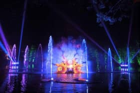 The Illuminations Lake Show at Stockeld Park
