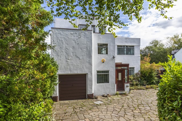 This fascinating five bedroom art deco house is on the market for £700,000. The original house was designed and built in the early 1930s, and has been extended a number of times by the owner.