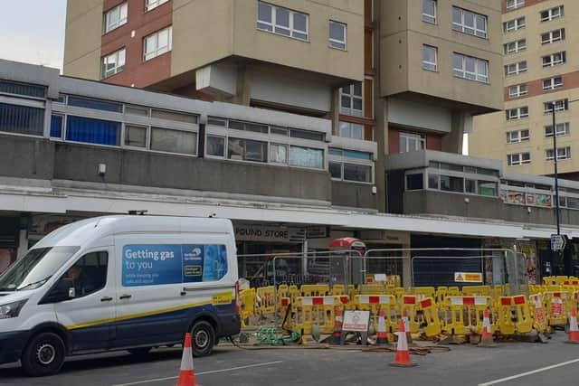 Around 60 residents were evacuated to a church after a major gas leak in Kirkgate, Wakefield (Photo: WYFRS)