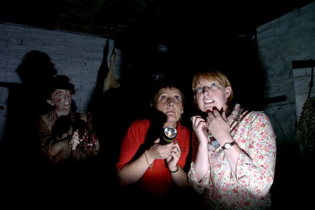 August 2004 and dstaff at Thackray Medical Museum reported seeing a ghost within the building. Pictured are staff members Christine Cullum and Joanne Stewardson