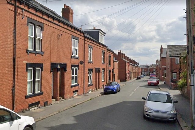 The Wickham Street, Seftons and Harlechs neighbourhood, near Cross Flats Park, was the 20th coldest neighbourhood in Yorkshire. Homes had an average energy efficiency rating of 54.52 (below 68 is considered poor).