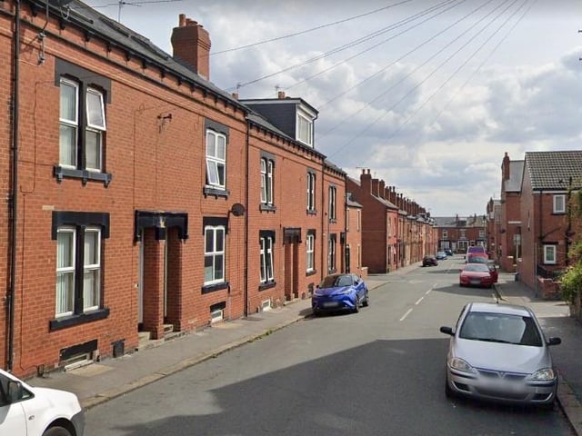 The Wickham Street, Seftons and Harlechs neighbourhood, near Cross Flats Park, was the 20th coldest neighbourhood in Yorkshire. Homes had an average energy efficiency rating of 54.52 (below 68 is considered poor).