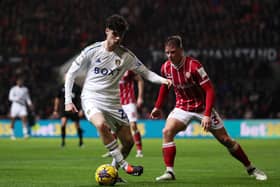 MESSAGE SENT - Archie Gray put in a performance at Bristol City for Leeds United that ensured new boy Connor Roberts knows it will not be easy to break into the team. Pic: Ryan Hiscott/Getty Images